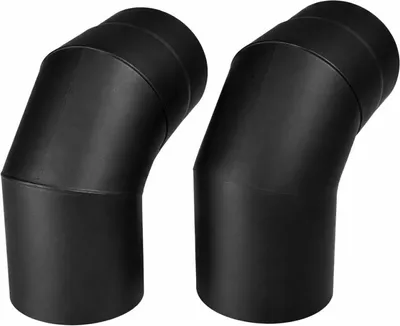 Produktbild von Rauchkrümmer 130mm / 90° dickwandig 1,5mm