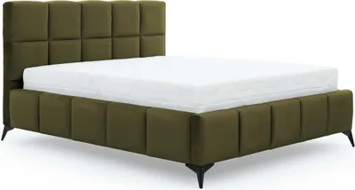 Produktbild von Bett mit Bettkasten 180x200cm Grün