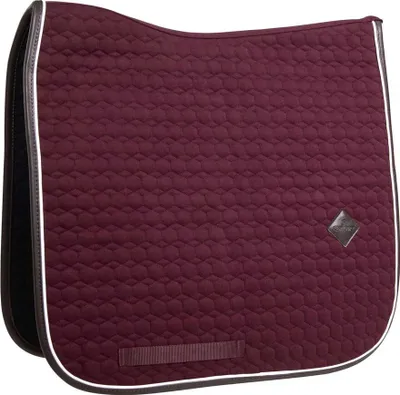 Immagine prodotto di Kentucky Horsewear Sella Pad Dressage Classic in pelle Bordeaux Full