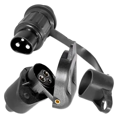 Produktbild von Anhängersteckersatz | 3-polig | 12V | Kunststoff | Stecker & Steckdose