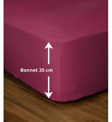 Image de Cearceaf cu élastique, Lovely Home, 180x200+35 cm, fucsia