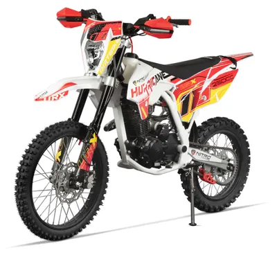 Produktbild von 250ccm Dirtbike Vollcross Hurricane 19/16 5-Gang Cross Pitbike Enduro Orange