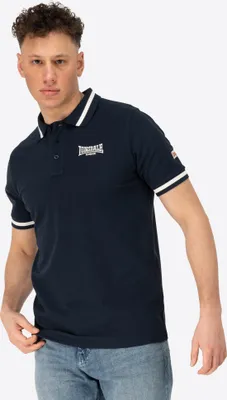 Produktbild von Herren Poloshirt schmale Passform CAUSTON Dark Navy/Ecru XXL Lonsdale