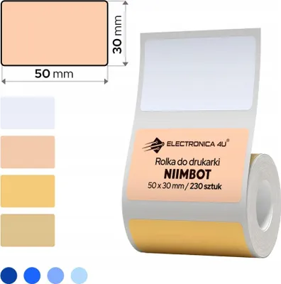Produktbild von Selbstklebende Etiketten Thermosticker Niimbot B1 B4 B21 B21_Pro B3S B31 50x30