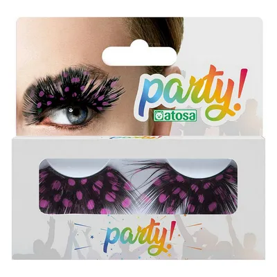 Produktbild von Falsche Wimpern mit Punkten, Rosa