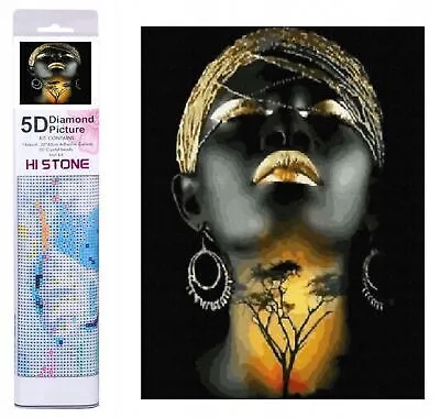 Produktbild von 40x30 cm Diamanten Malerei Zum Selbermachen DIY Diamond Painting Frau