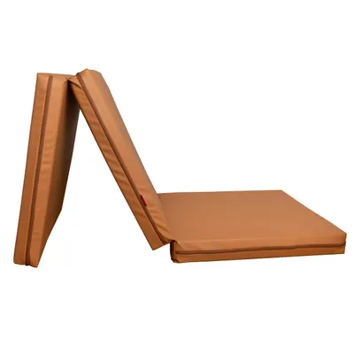Image de Tapis de gymnastique BenchK « pliable », marron