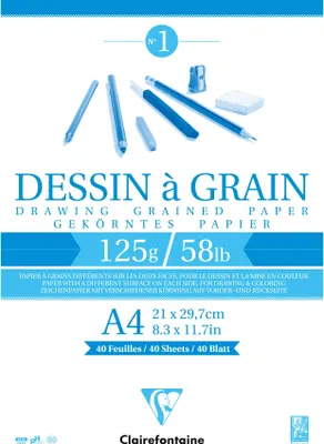 Produktbild von Clairefontaine 3329680966848, Kunstdruckpapierblock, 125 g/m², 20 Blätter