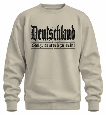 Productafbeelding van Duitsland. Trots om Duits te zijn. Uitspraak. Sarkasme. Vlag. Sweater. Trui. Natuur. XL