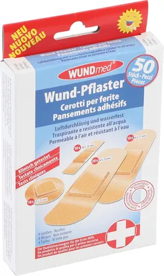 Immagine prodotto di WUNDmed® 03-002 WUNDmed® Pflaster Europflaster Big Pack 03-002 beige, 50 St.