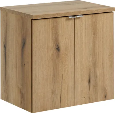 Zdjęcie produktu dla Szafka Łazienkowa 60 Cm Z Blatem Dąb  Evoke Do Umywalki Nablatowej