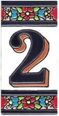 Obrázek produktu pro Štítek s číslem domu 5,5 x 10,5 cm