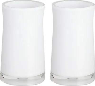 Obrázok produktu pre Spirella Hrnček na zubnú kefku Držiak na zubnú kefku Sada 2 ks Sydney 7 x 12 cm biely