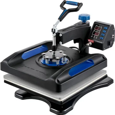 Produktbild von Digitale Wärmepresse für Sublimationstransfer - 1kW Hitzepresse - Hochleistungs-Heißpressmaschine - Ideal für Textilien und Druckmaterialien