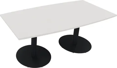 Produktbild von Bespr.ti. Tonneau Tellerfuß Rund B1800xT800/900xH720 an/Weiß