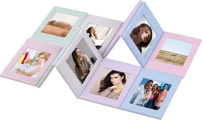 Produktbild von 10 Stueck 3,8 x 2,5 Zoll magnetische Bilderrahmen Mini-Fotorahmen-Set fuer Kuehlschrank, Schliessfach, Buero, Kueche, Schrank, Klassenzimmer, kompatibel mit Fujifilm Instax Mini 7s/ 8/ 9/ 11/ 12/ 25/ 50s/ 70/ 90/ EVO/ NONS SL42