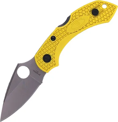 Produktbild von Nóż Spyderco DragonFly 2 Salz FRN Gelb Plain (C2