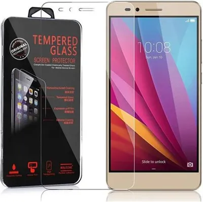 Produktbild von Cadorabo Panzer Folie für Honor 5X / Huawei GR5 Schutzfolie in Transparent Gehärtetes Tempered Display-Schutzglas