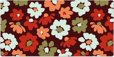 Produktbild von Laptop Schreibtischmatte - Mauspad - 120x60 cm - Tischunterlage - Feldblumen
