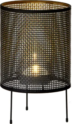 Produktbild von Northpoint LED Rattanoptik Lampe Batterie Leuchte Dimmbar Batteriebetrieben Innenleuchte mit Timer