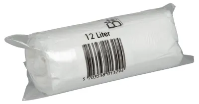 Produktbild von Bin Line Beutel 12 L, 400x570 mm, 10 my LLDPE, Weiß | Rolle (20 Beutel)
