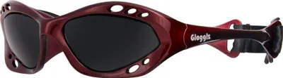 Produktbild von Glogglz® Cudaz Schwimmbrille mit UV-Schutz & Verstellbarem Band - Rot - Wassersport & Triathlon - Kratzfest - Anti-Beschlag