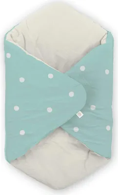Produktbild von Miniland Puppendecke aqua - weiche Babydecke multicolor