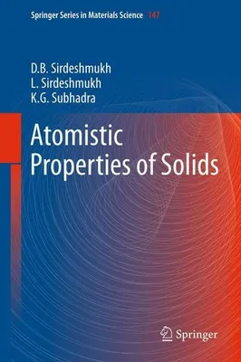 Produktbild von Atomistic Properties of Solids