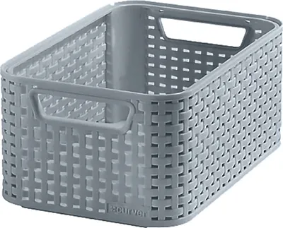 Image de Panier de rangement Curver gris 6L