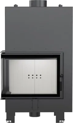 Produktbild von Wasserführender Kamineinsatz KRATKI MBZ links 13 kW Ø 200 mit Türfeder