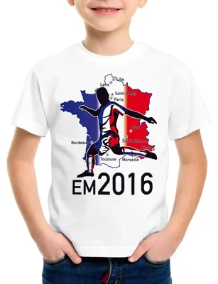 Produktbild von style3 EM 2026 Frankreich Fan Kinder T-Shirt France alle Spielorte