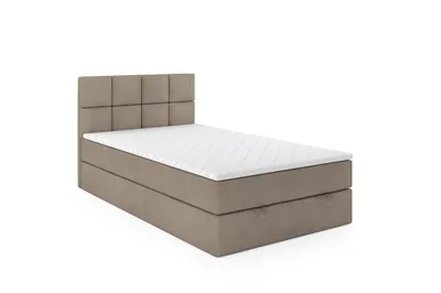 Produktbild von VELAR Boxspringbett mit bettkasten "OLAF", 120 cm, BEIGE
