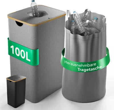 Produktbild von Pfandflaschen Sammelbehälter 100L inkl. Tragetasche