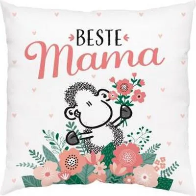 Produktbild von Baumwollkissen Motiv Sheepworld Beste Mama