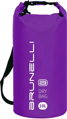 Obrázek produktu pro BRUNELLI 10L Dry Bag Vodotěsná taška na záda Suchý vak s popruhem na nošení fialový