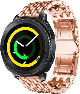 Produktbild von Strap-it Samsung Gear Sport Drachenarmband (Roségold)