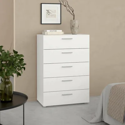 Produktbild von Kommode - Weiß 40,3x70x102h cm