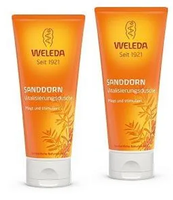 Image de Douche revitalisante à l'Argousier Weleda, 2x200ml