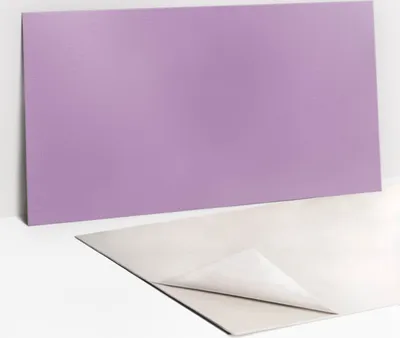 Imagen del producto de Panel protector de PVC - Azulejos de vinilo autoadhesivos para pared - 100 x 50 - Color lila