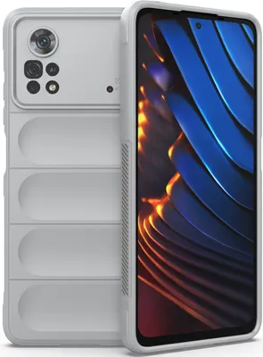 Produktbild von Xiaomi Poco X4 Pro 5G Hülle, Weich TPU Silikon Stossfest Anti-rutsch Schutzhülle für Xiaomi Poco X4 Pro 5G Grau