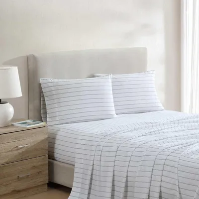 Obrázek produktu pro Bavlněné povlečení velikosti queen, lehká sada z kvalitní bavlny percale, včetně povlaků na polštáře, svěží a příjemná