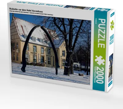 Produktbild von CALVENDO Puzzle Walkiefer vor dem Hotel Havenhaus 2000 Teile Puzzle quer | 2000 Teile Lege-Größe 90x67cm Foto-Puzzle für glückliche Stunden