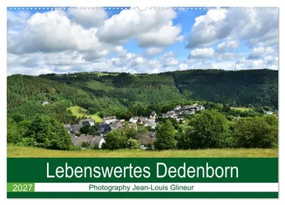 Produktbild von Lebenswertes Dedenborn (Wandkalender 2027 DIN A2 quer), CALVENDO Monatskalender
