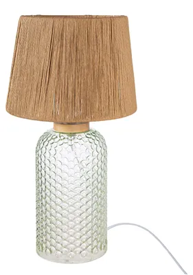 Zdjęcie produktu dla Gilde Tischleuchte, zylindrisch, "Alveare", Glas, grün, VE 1, H. 48 cm, D. 28 cm 58261 4063387582619