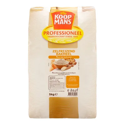 Immagine prodotto di Koopmans Farina autolievitante professionale, confezione da 5000 g (farina con lievito in polvere)