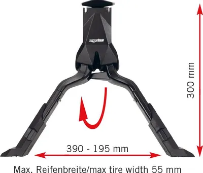 Produktbild von Zweibeinständer ERGOTEC Double Flex 3 28/29 Zoll