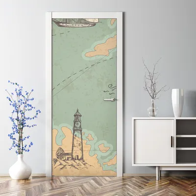 Produktbild von Dekorative Tür Wandaufkleber Wandtattoo selbstklebend dekoration Bunte Dinosaurier 70 x 200 cm