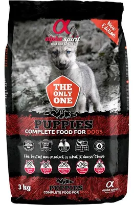 Obrázek produktu pro Alpha Spirit 8436586310233, Štěně, Jakékoli plemeno, Maso, Na ryby, 3 kg