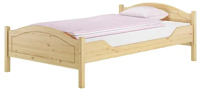 Produktbild von Überlanges Einzelbett 120x220 Kiefer Massivholz Landhausstil V-60.30-12-220ohne Zubehör