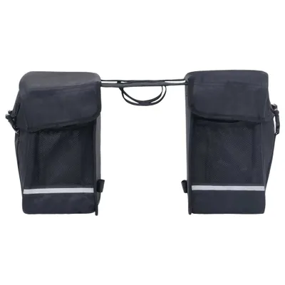 Immagine prodotto di Borsa Doppia Bicicletta Impermeabile per Portapacchi 35 L Nero